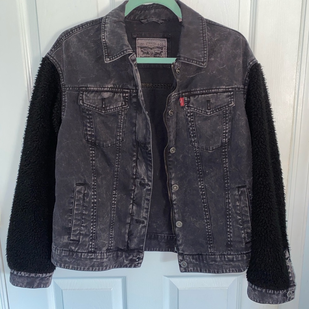 Black Jean Jacket